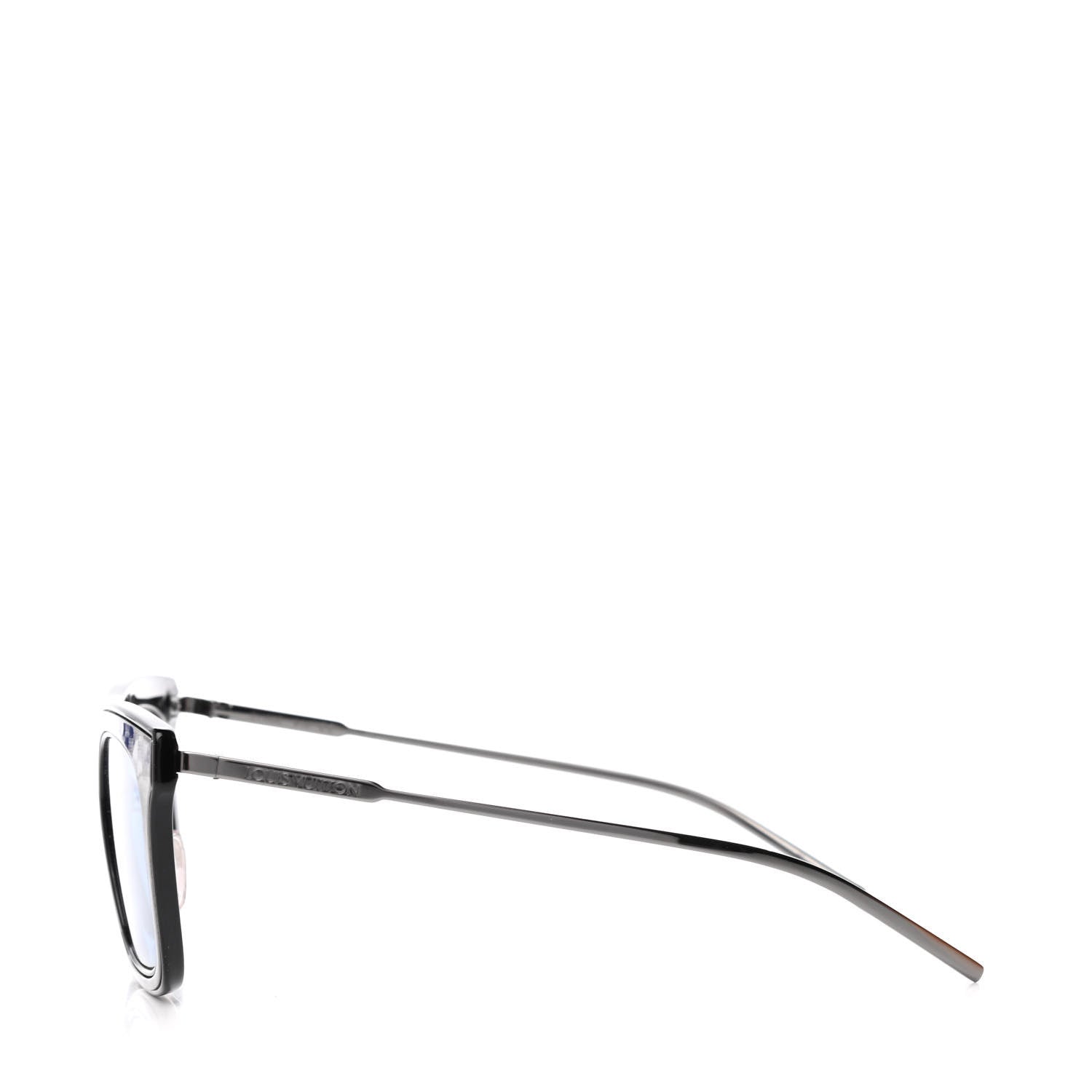 Louis Vuitton Acetate Damier LV Planet Sunglasses Z1105E Gun 3 of 7