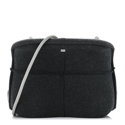 Chanel Felt Millennium 2005 Hard Case Crossbody Bag Grey 1 of 12