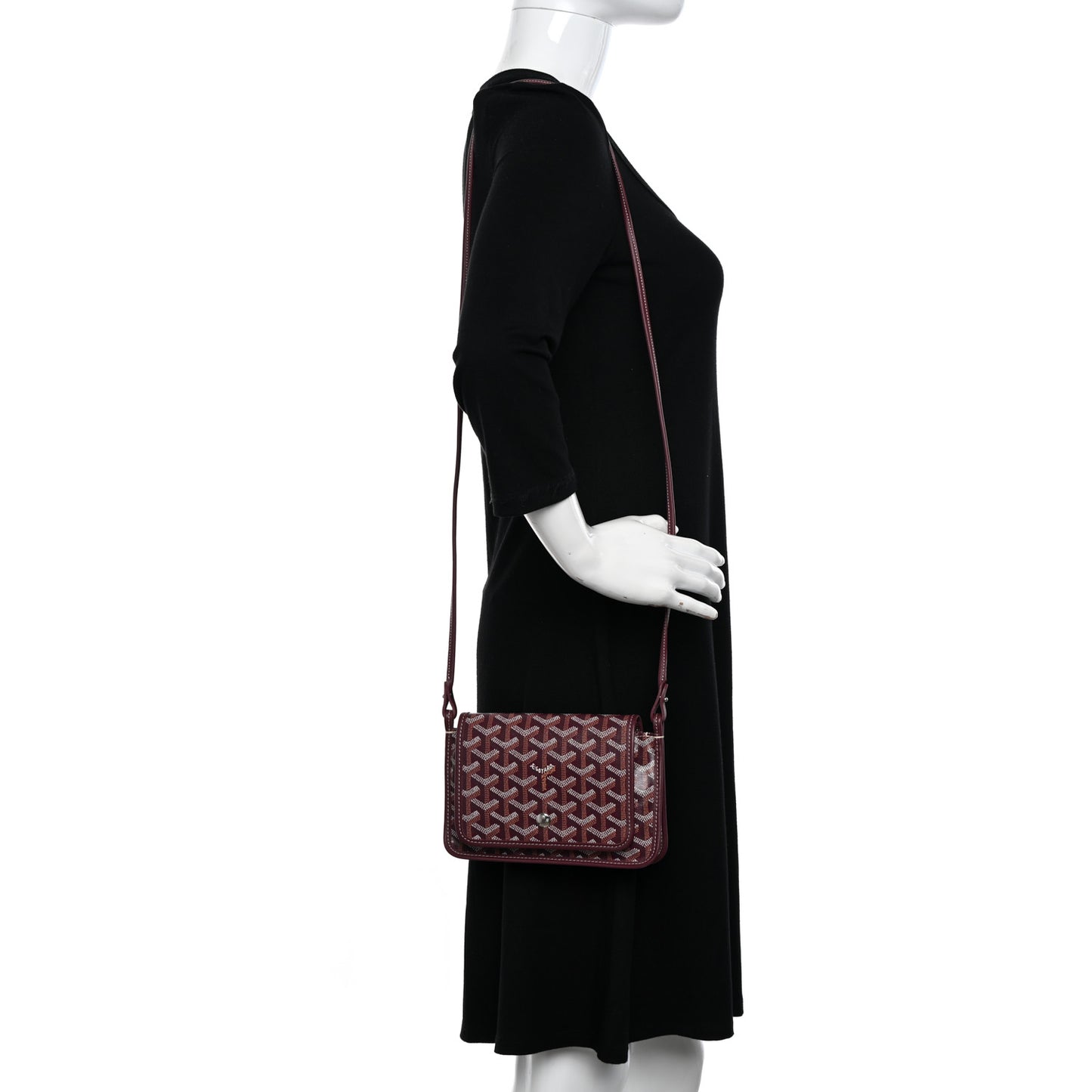Goyardine Plumet Wallet Clutch Burgundy