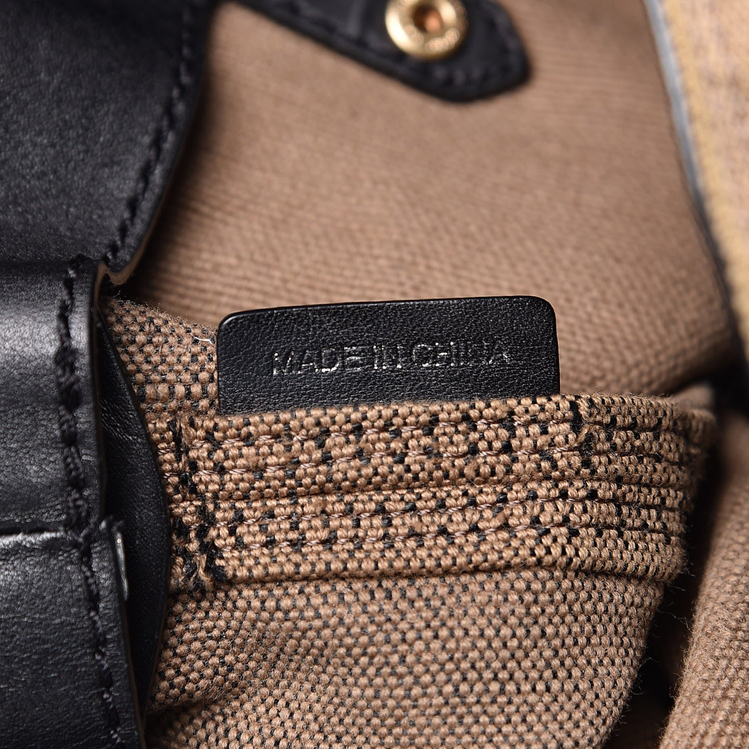 Burberry Canvas Mega Check Medium Ashby Hobo Black 6 of 15