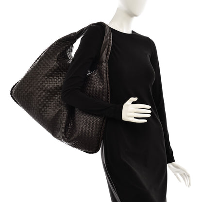 Bottega Veneta Nappa Intrecciato Maxi Veneta Hobo Ebano 2 of 6