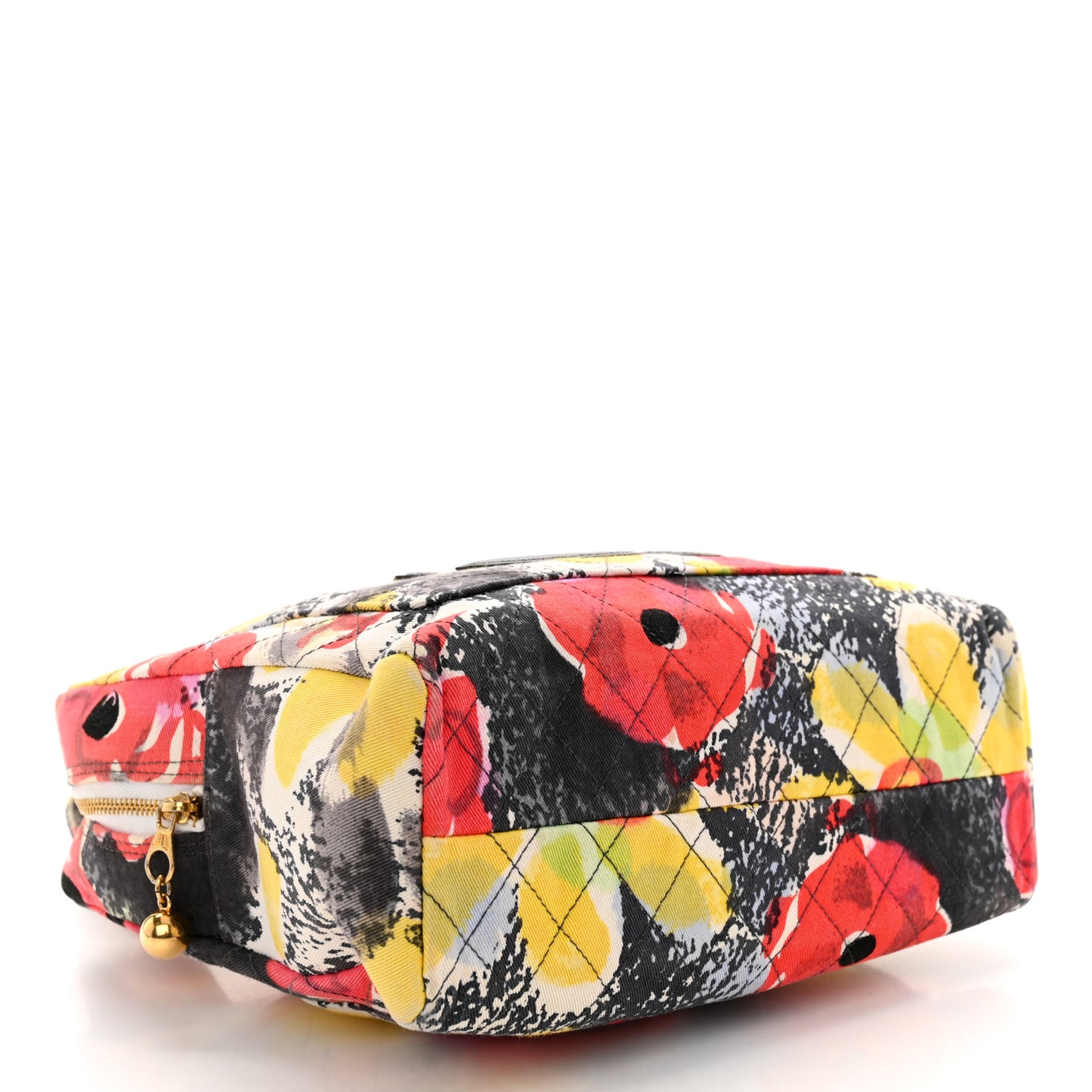 Canvas Floral Print Tote Multicolor