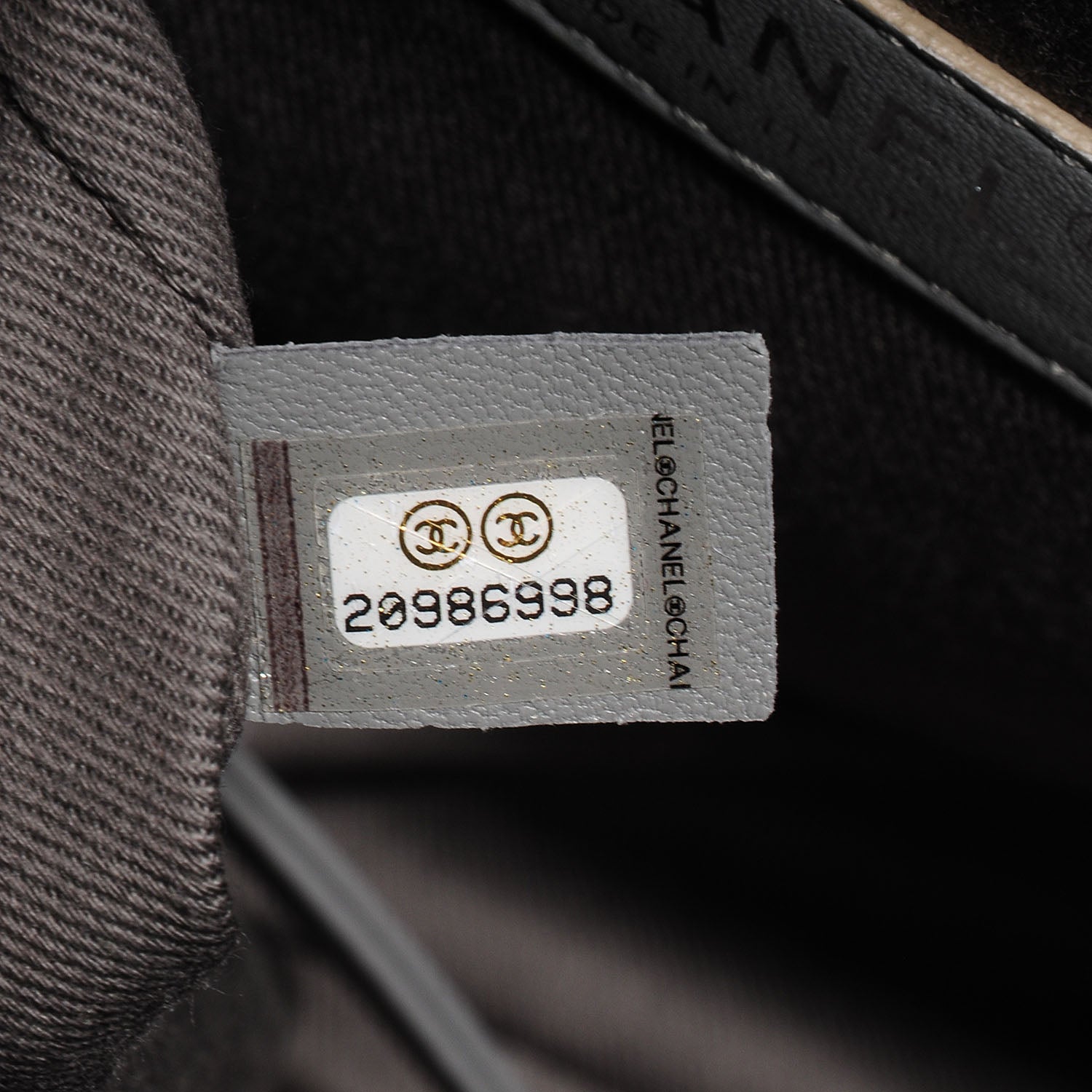 Chanel Canvas Deauville Large Tote Grey 7 of 7