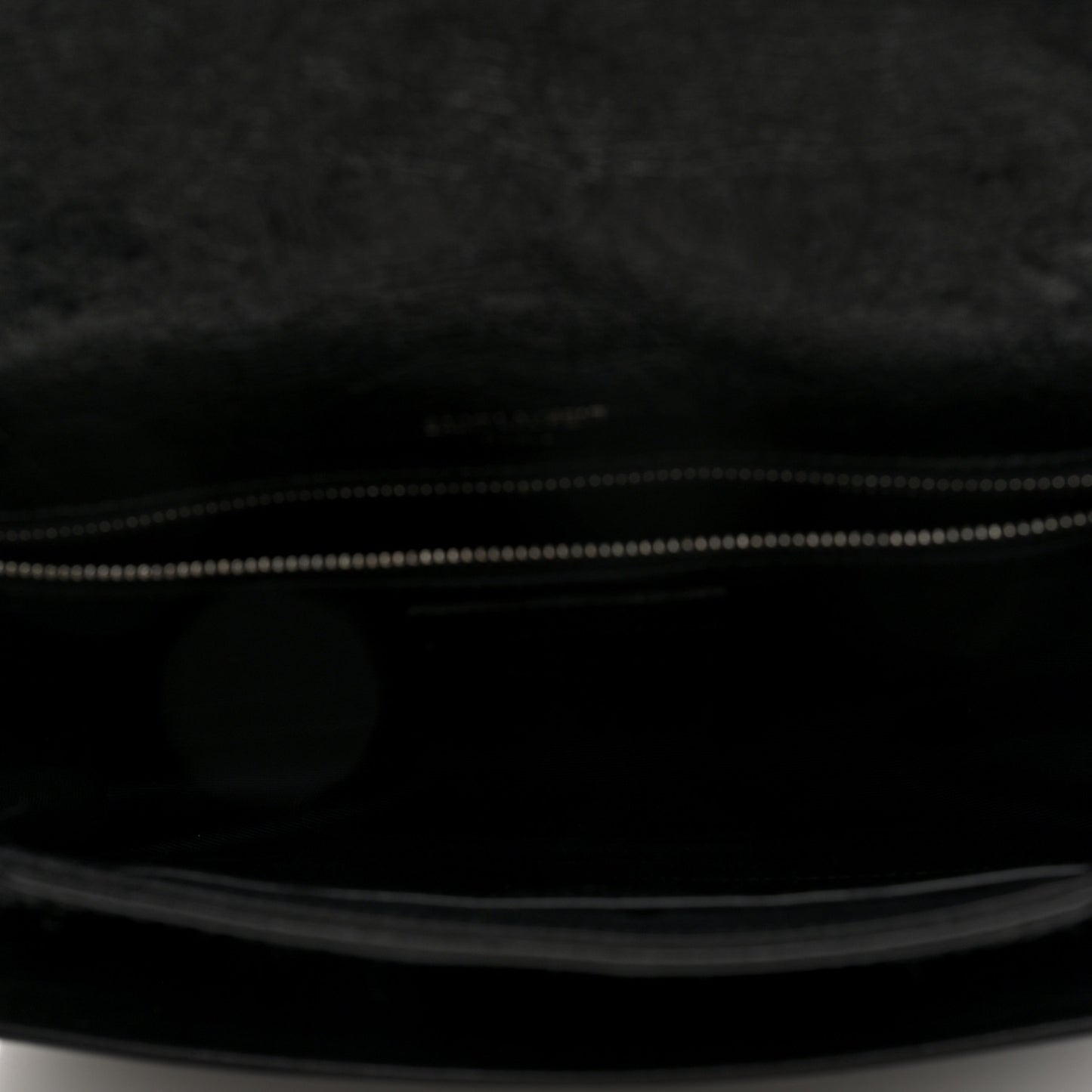 Crinkled Calfskin Matelasse Monogram Medium Niki Chain Satchel Black