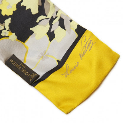 Louis Vuitton Silk Hibiscus Bandeau Yellow 3 of 3