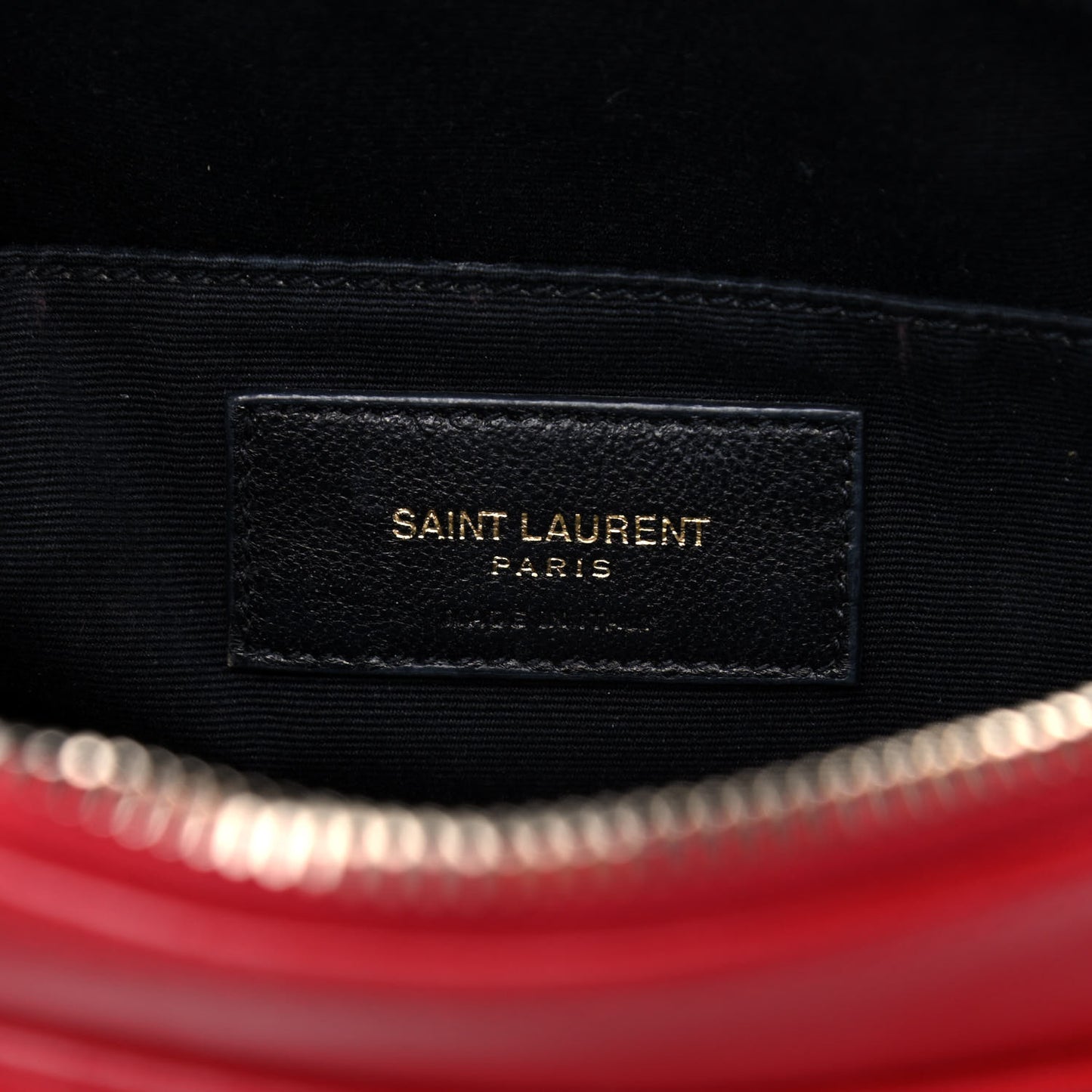 Calfskin Matelasse Monogram Lou Camera Bag Red
