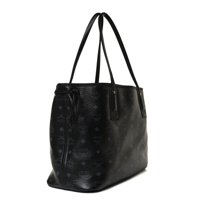 MCM Visetos Medium Liz Reversible Shopper Tote Black 2 of 20