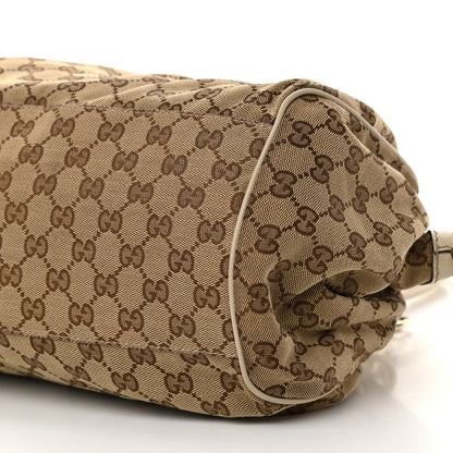 Gucci Monogram Medium Sukey Boston Off White 11 of 14