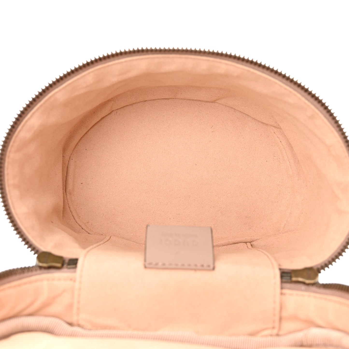 Calfskin Matelasse Mini GG Marmont Round Backpack Porcelain Rose