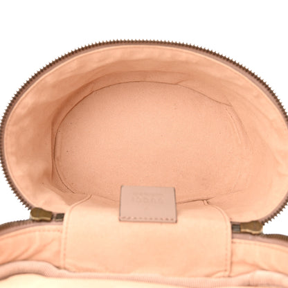 Gucci Calfskin Matelasse Mini GG Marmont Round Backpack Porcelain Rose 5 of 10