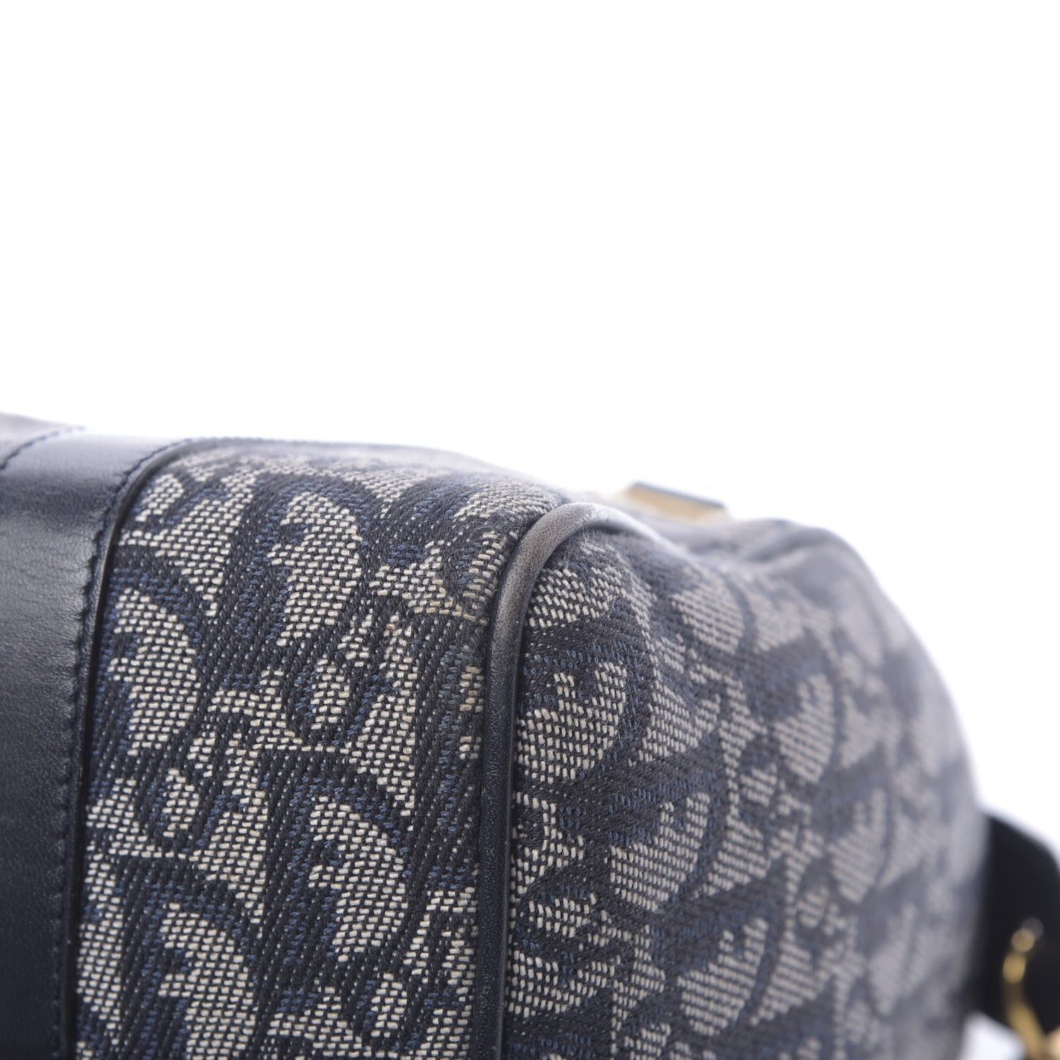 Christian Dior Denim Monogram Boston Navy 13 of 13