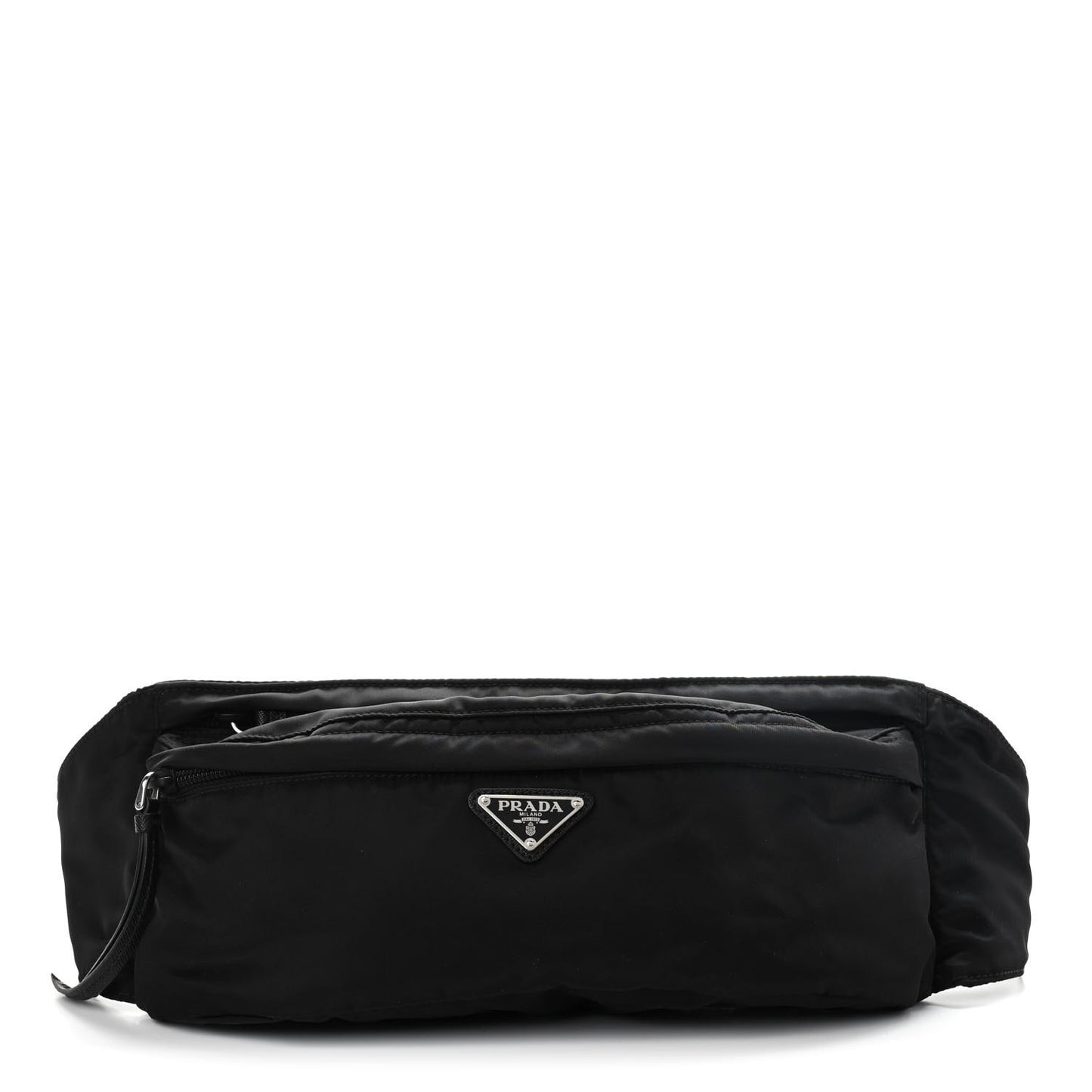 Tessuto Nylon Montagna Belt Bag Black