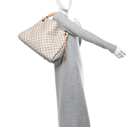 Louis Vuitton Damier Azur Artsy MM 2 of 11