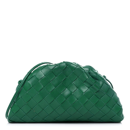 Bottega Veneta Nappa Intrecciato The Mini Pouch Racing Green 1 of 12