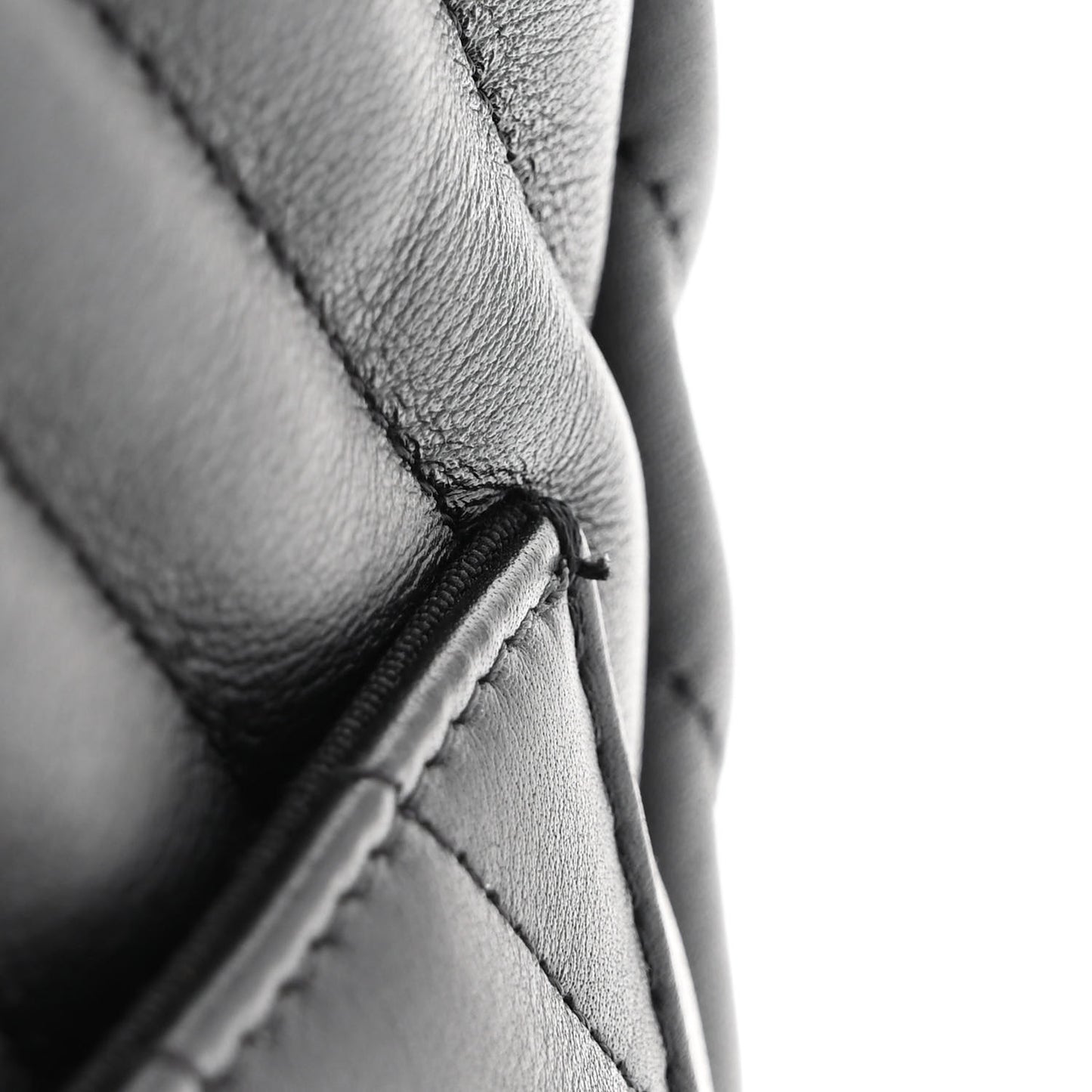 Calfskin Chevron Quilted Small Urban Spirit Backpack Black