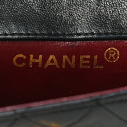 Chanel Lambskin Quilted Micro Mini Flap Bag Black 5 of 24