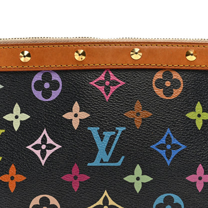 Louis Vuitton Monogram Multicolor Pochette Accessories Black 7 of 9