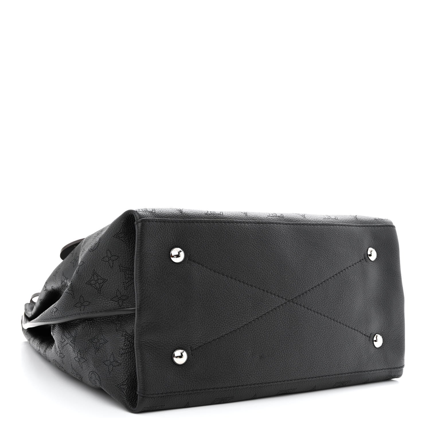Louis Vuitton Mahina Carmel Hobo Black 4 of 9