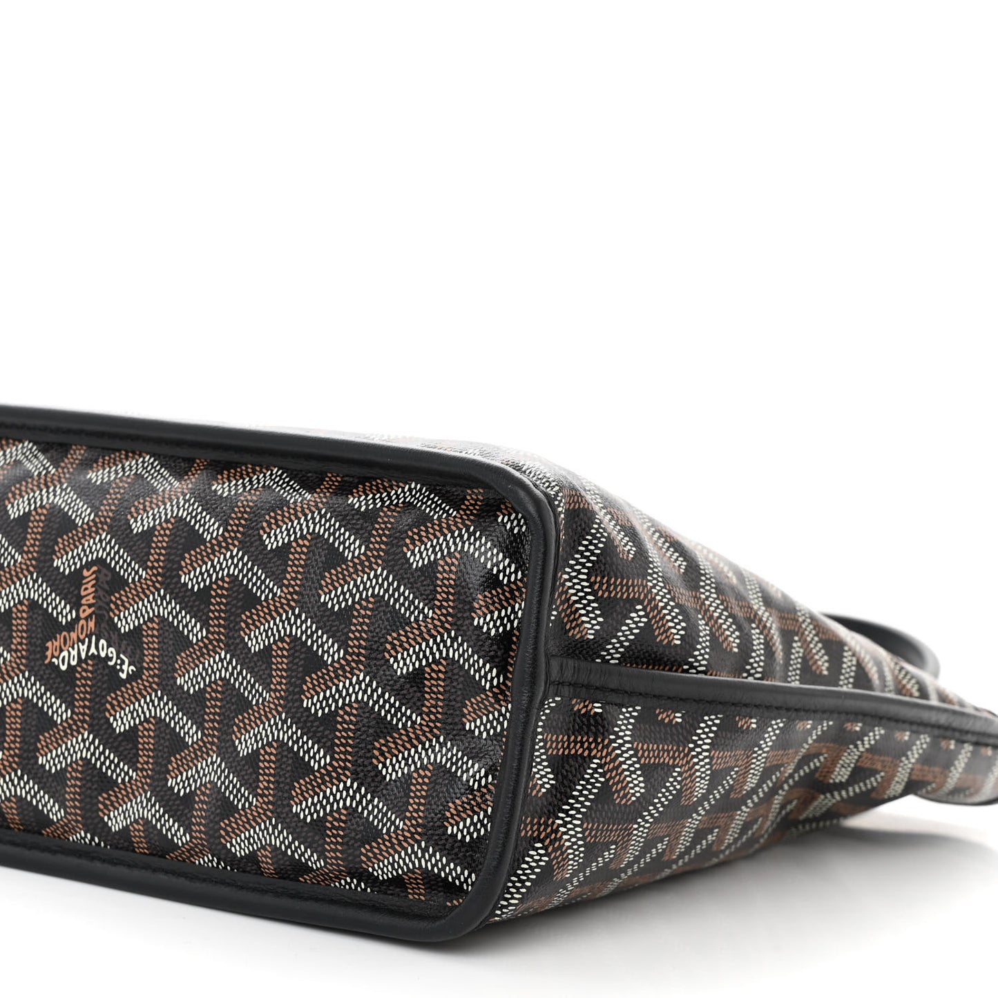 Goyardine Reversible Mini Anjou Black