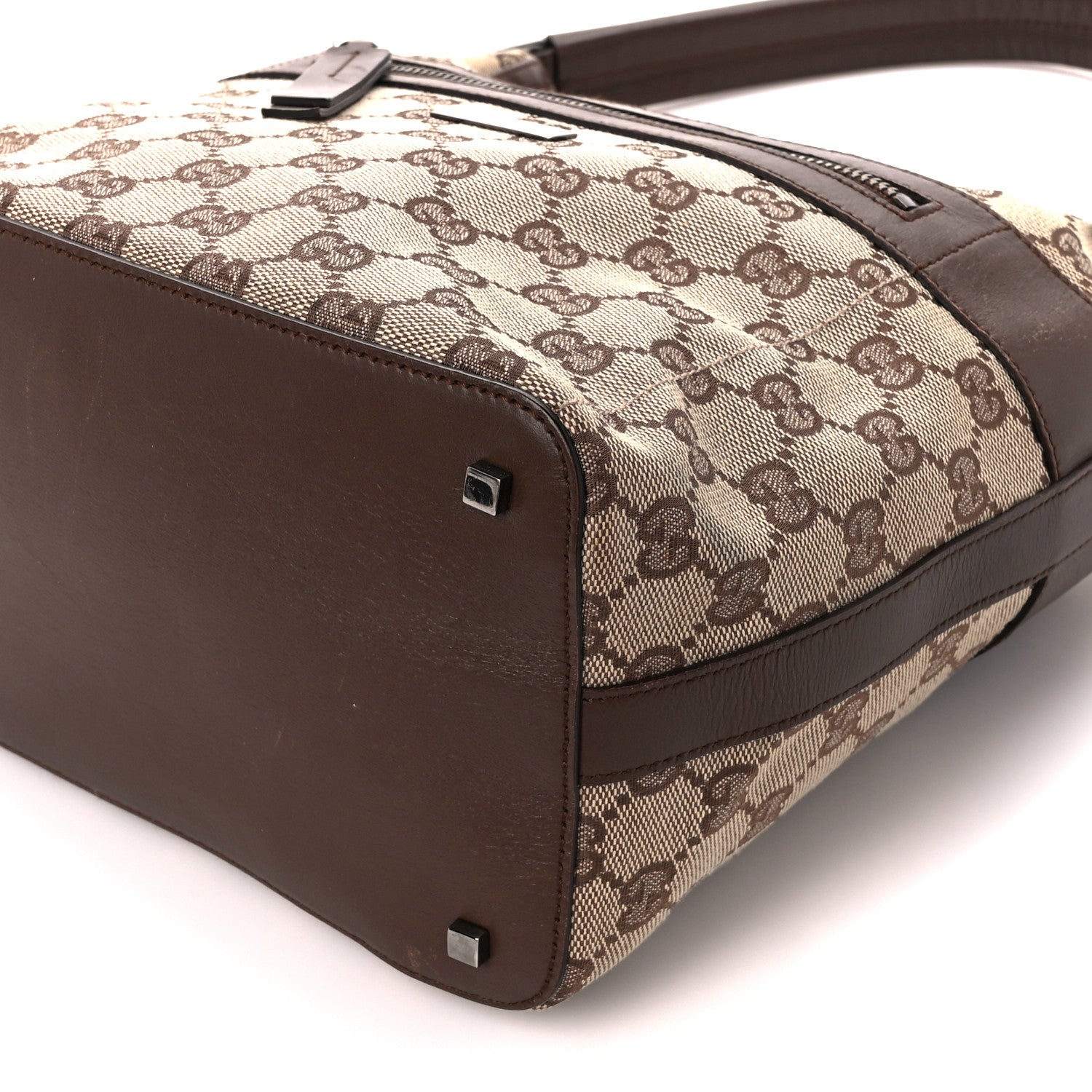 Gucci Monogram Hobo Dark Brown 10 of 11