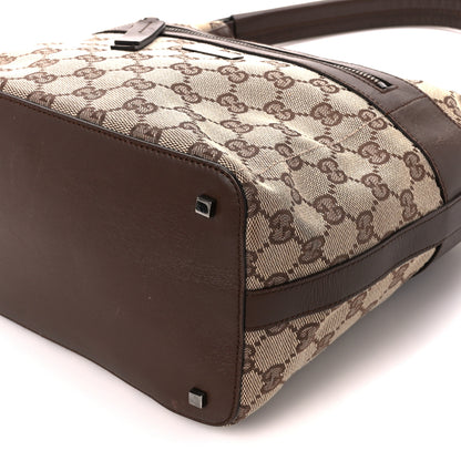 Gucci Monogram Hobo Dark Brown 10 of 11