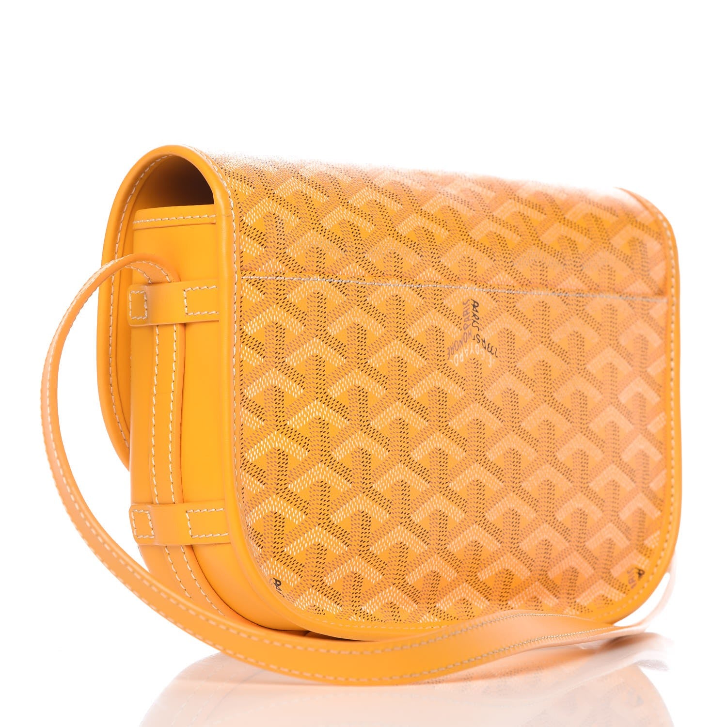 Goyard Goyardine Belvedere PM Messenger Bag Yellow 3 of 7