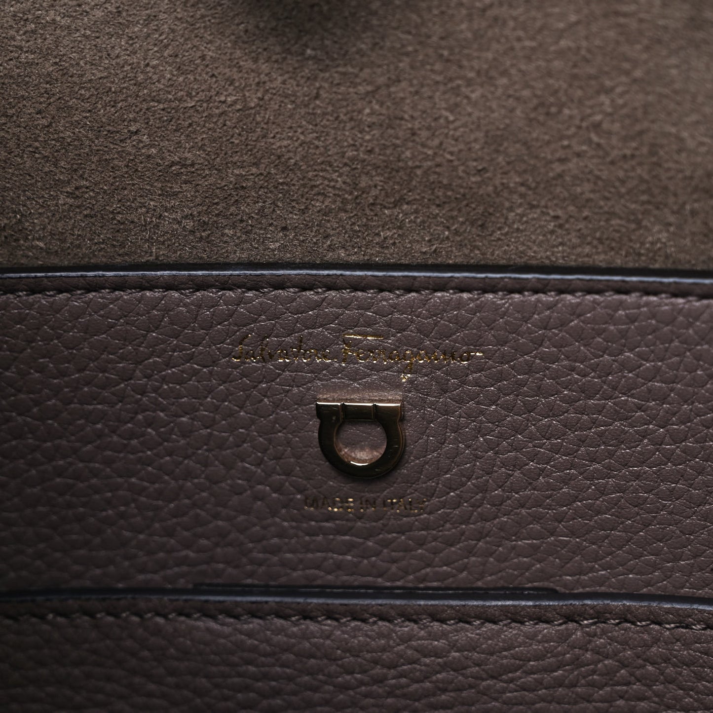 Calfskin Reverse Hobo Gray