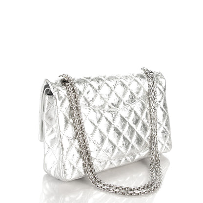 Chanel Metallic Calfskin 2.55 Reissue 226 Flap Silver 3 of 8