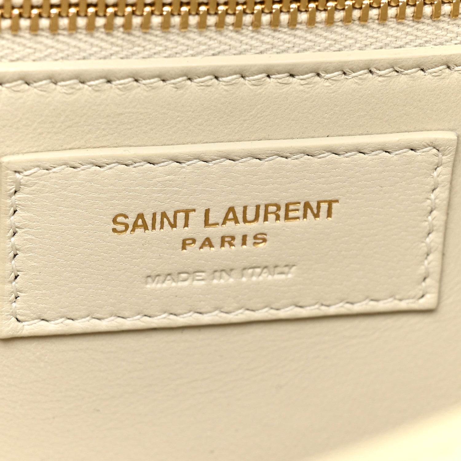Saint Laurent Smooth Calfskin Carre Satchel Crema Soft 6 of 13