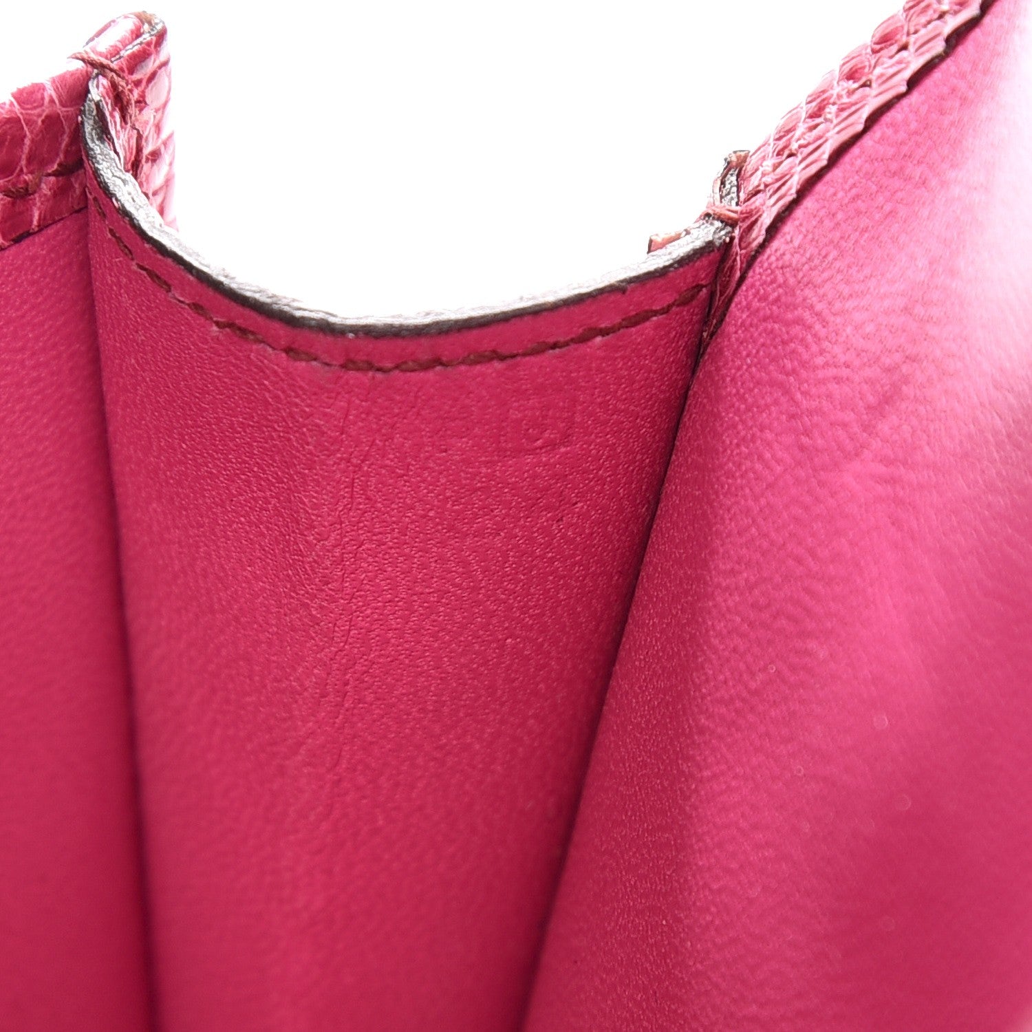 Hermes Lizard Mini Jige Clutch Violet 9 of 11