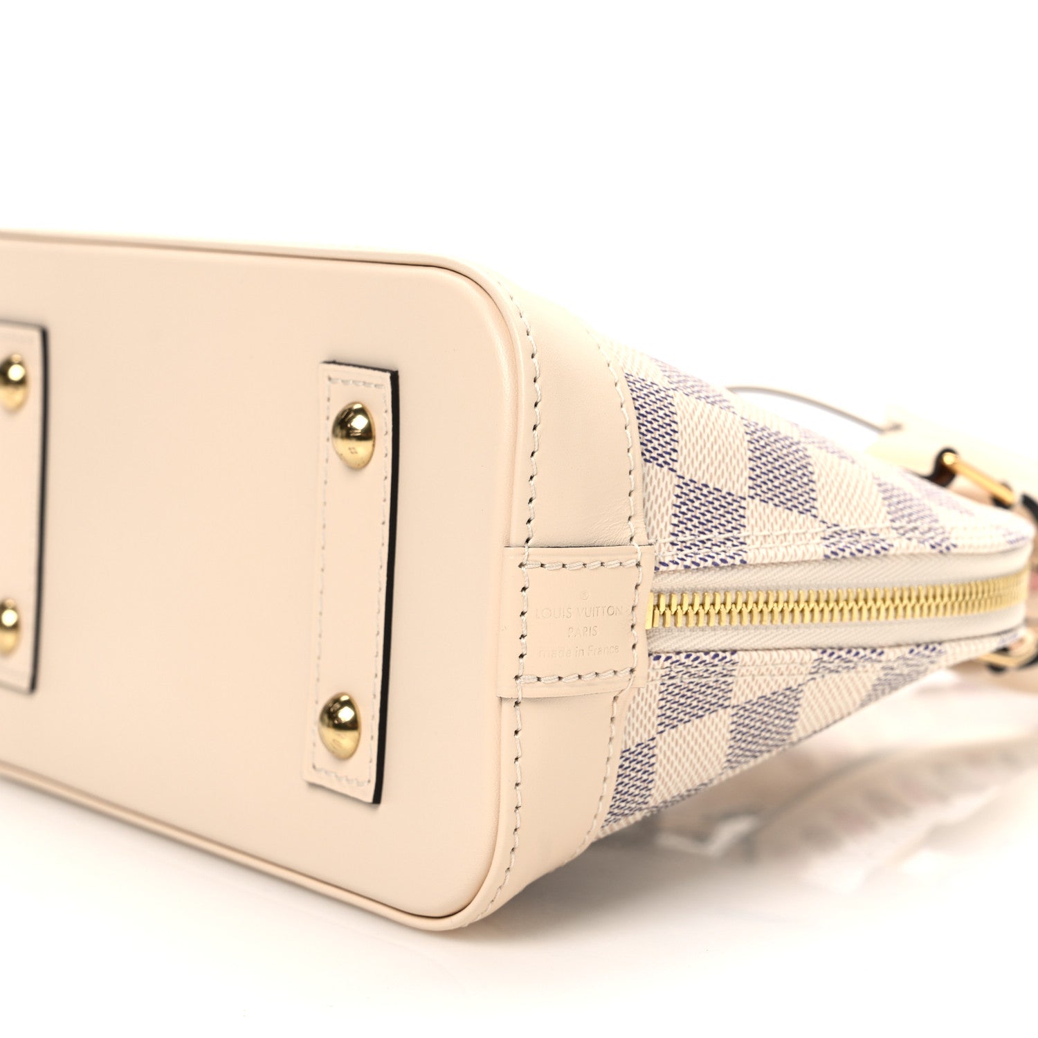 Louis Vuitton Damier Azur Braided Alma BB 9 of 10