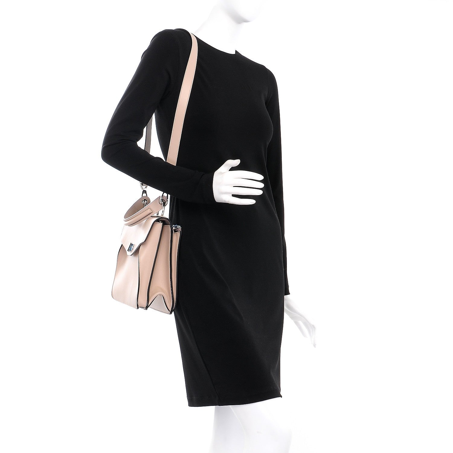 Proenza Schouler Calfskin Medium Hava Top Handle Bag Sand 2 of 7