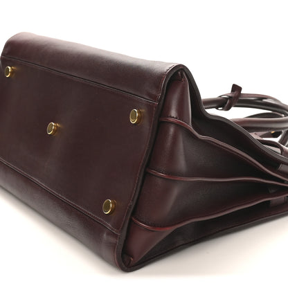 Saint Laurent Calfskin Small Sac De Jour Amarena 9 of 9