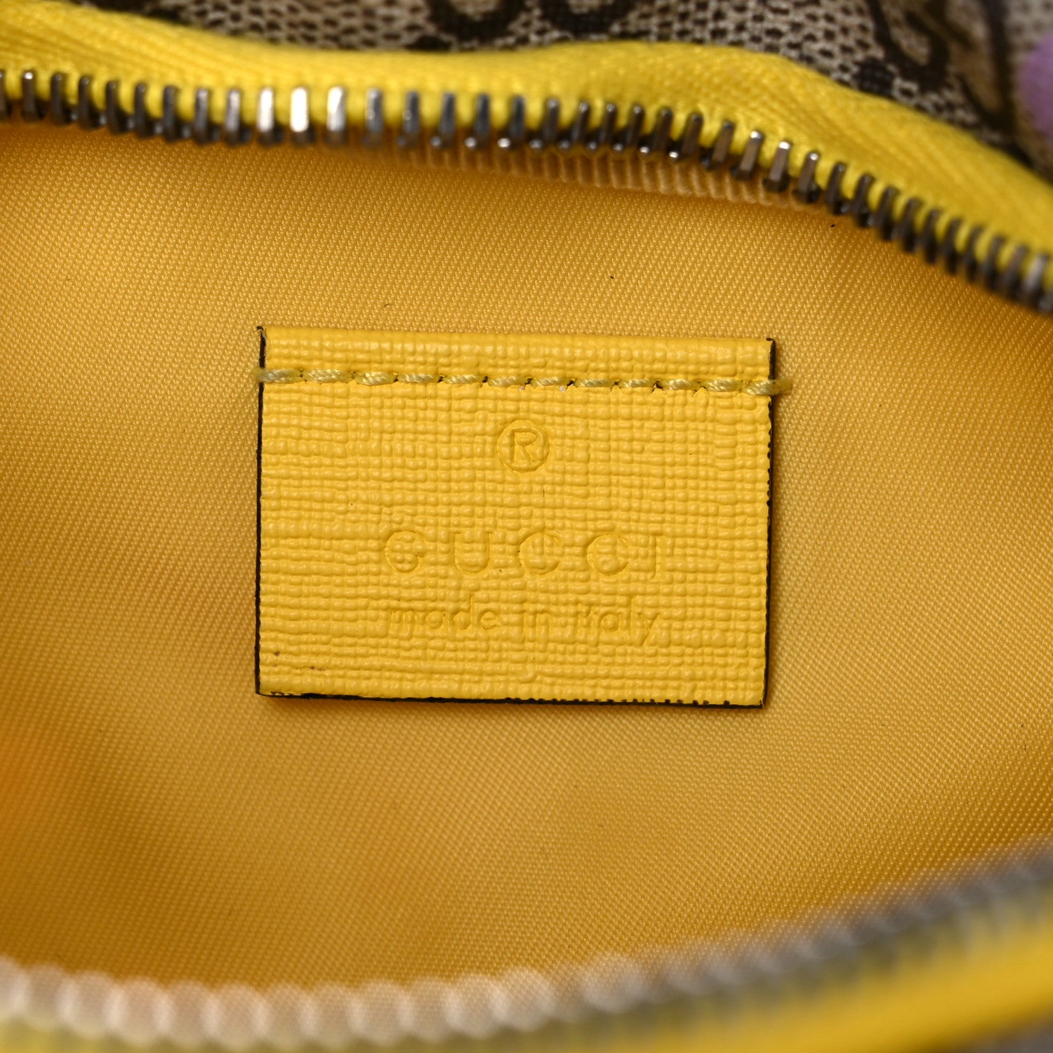 Gucci Soft GG Supreme Monogram Hearts Web Childrens Belt Bag Beige Ebony Multicolor Freesia 6 of 14