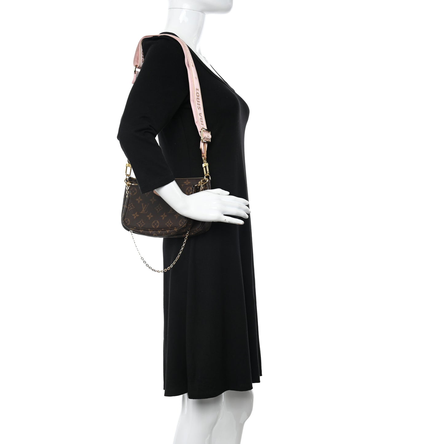 Monogram Multi Pochette Accessories Rose Clair