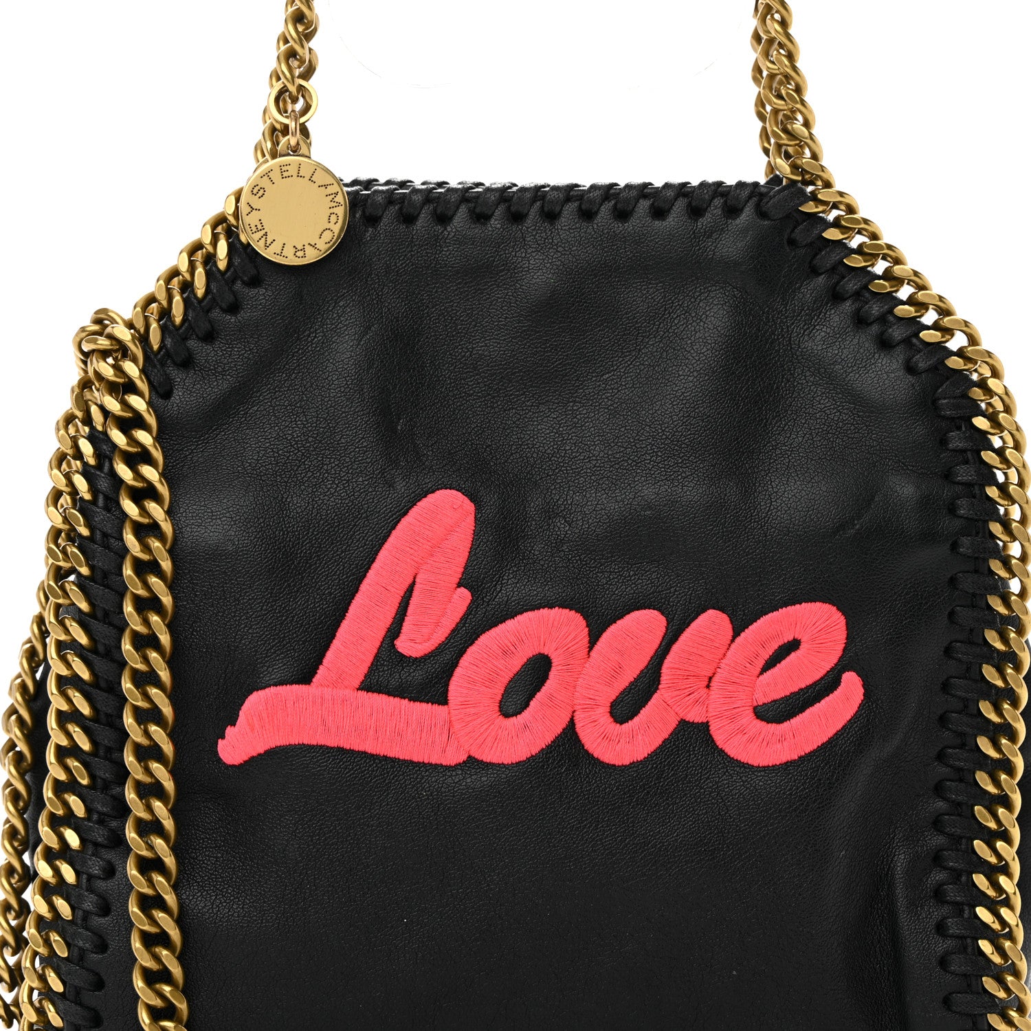 Stella McCartney Eco Alter Nappa Tiny Falabella Tote Black 8 of 13