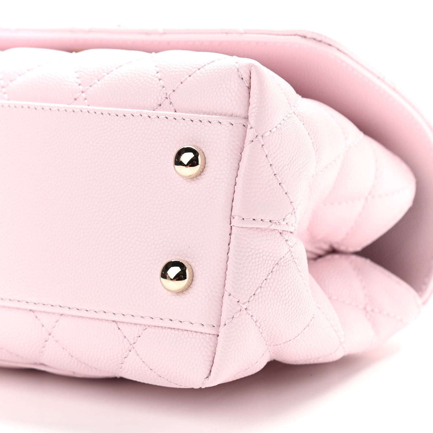 Chanel Caviar Quilted Mini Coco Handle Flap Light Pink 5 of 11
