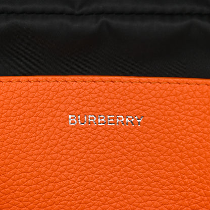 Burberry Grainy Calfskin Logo Graphic Sonny Bum Bag Orange 6 of 10