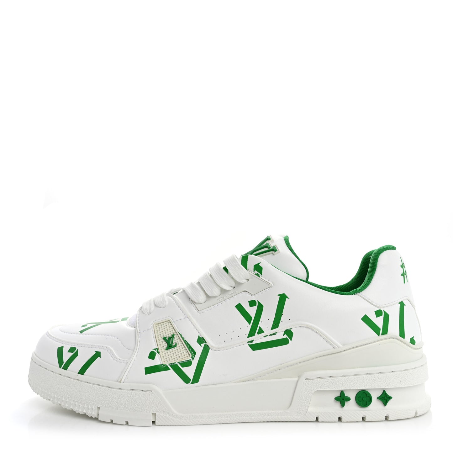 Mens LV Trainer Sneakers 10 Green