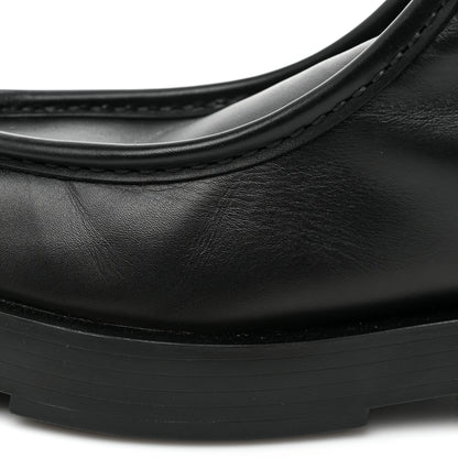 Givenchy Box Calfskin Squared Laced Up Ankle Boots 40 Black 11 of 12