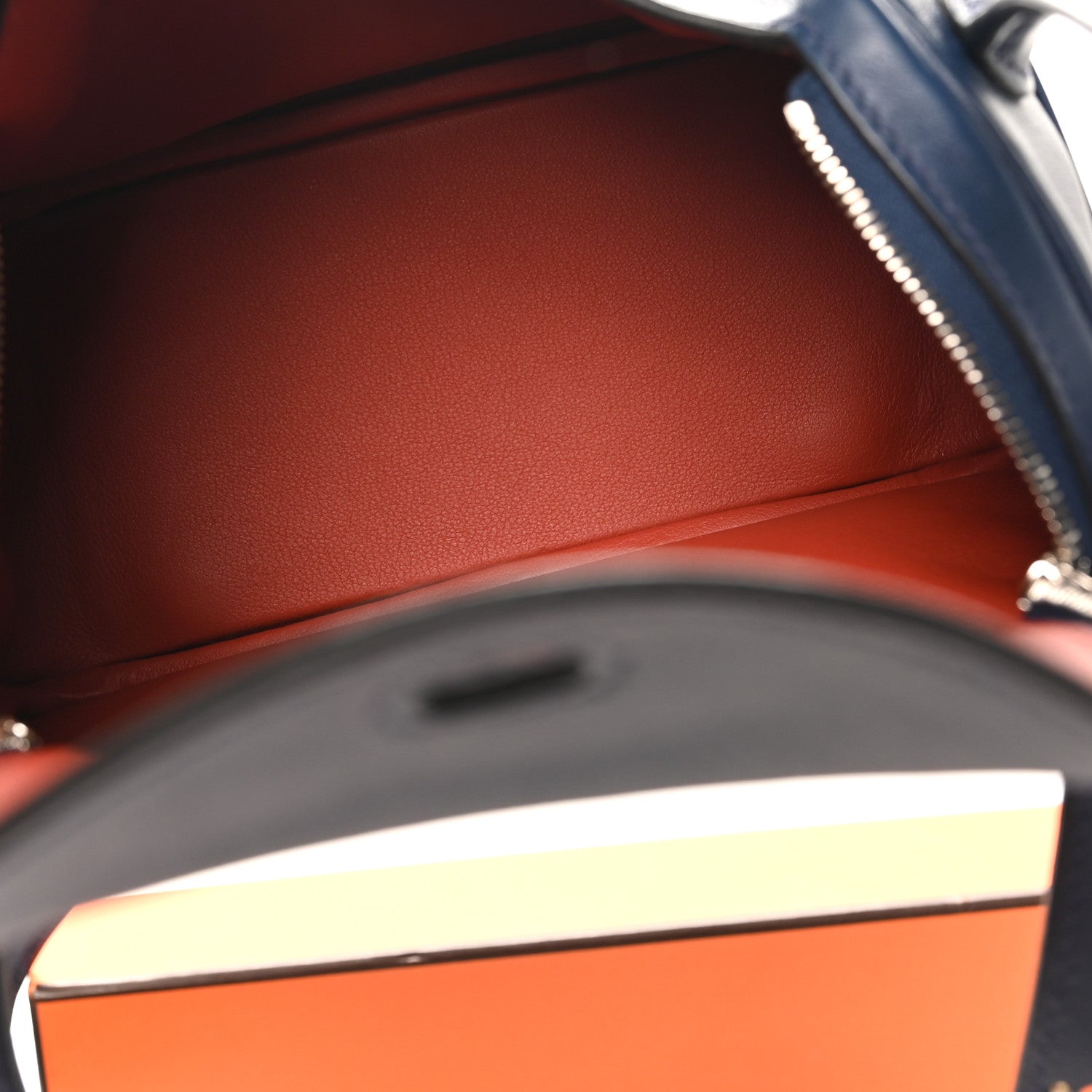 Hermes Swift Verso Mini Lindy 20 Bleu Navy Terre Battue 5 of 10