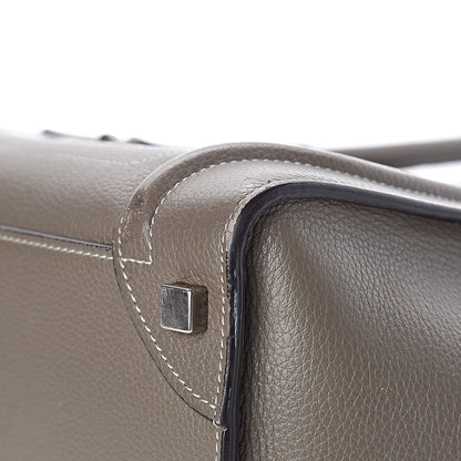 Celine Drummed Calfskin Micro Luggage Souris 20 of 22
