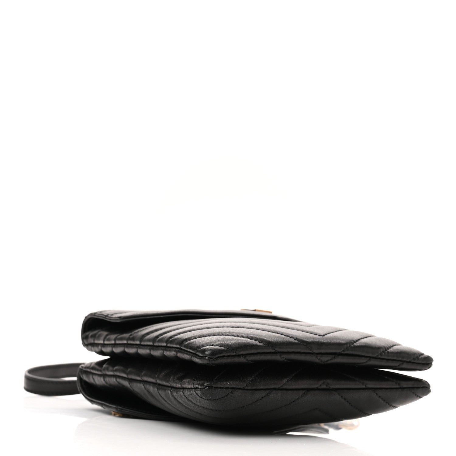 Saint Laurent Lambskin Quilted Double Flap Bag Black 4 of 10