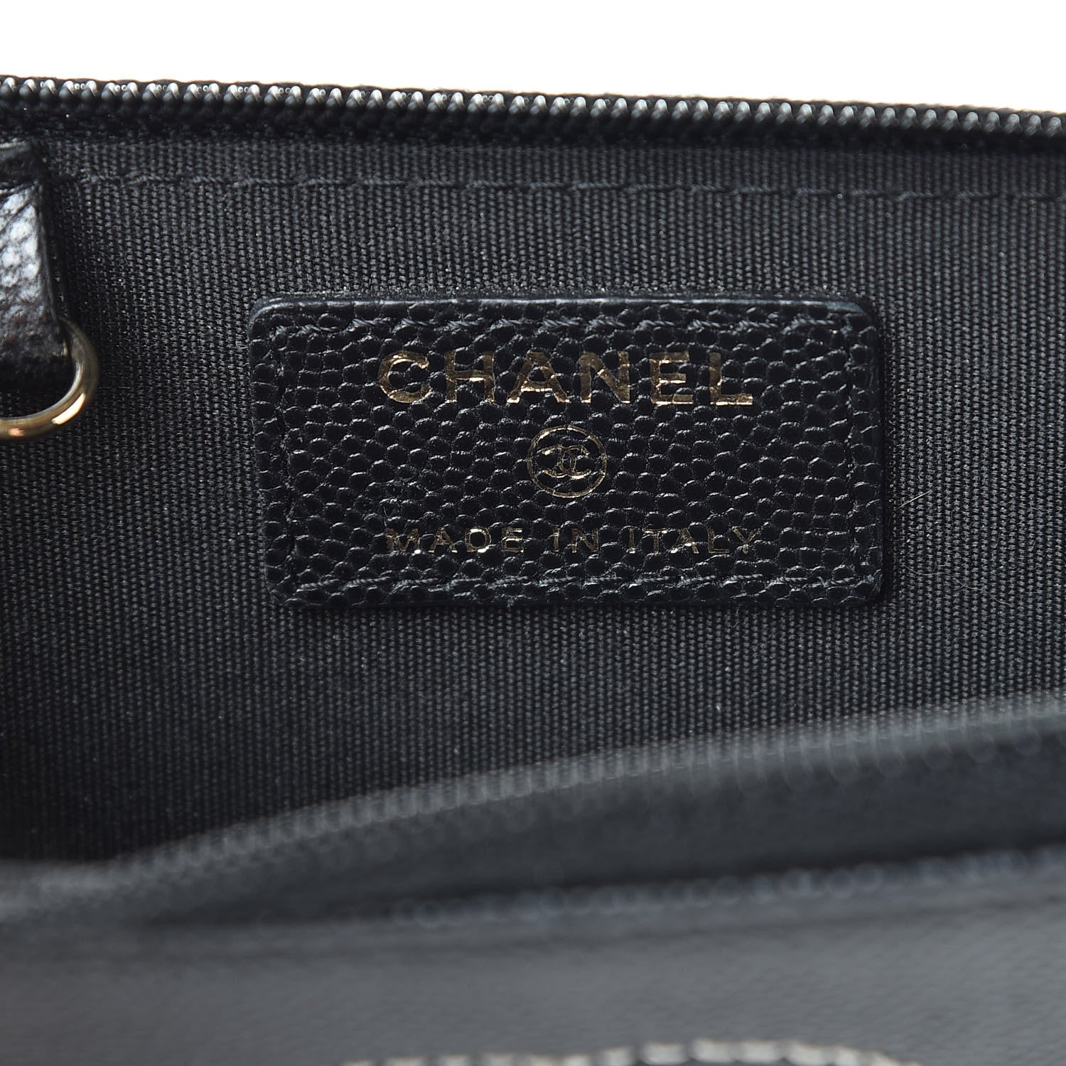 Chanel Caviar CC Key Holder Case Black 6 of 10