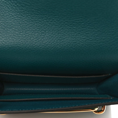 Hermes Evercolor Roulis Slim Wallet Vert Bosphore 6 of 8