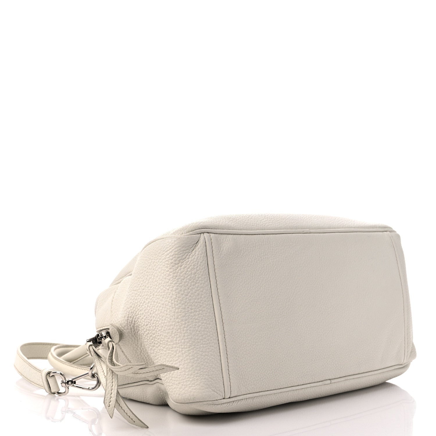 Prada Vitello Phenix Bowling Bag Talco 4 of 21