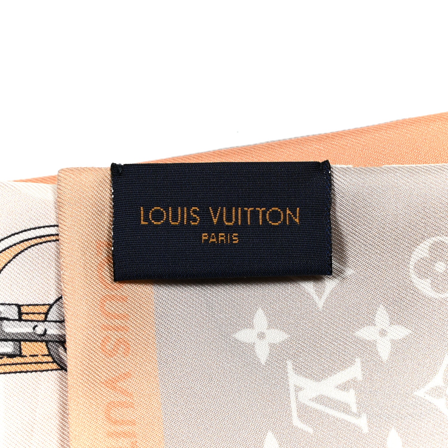 Louis Vuitton Silk Monogram Gradient By The Pool Bandeau Mist 3 of 4