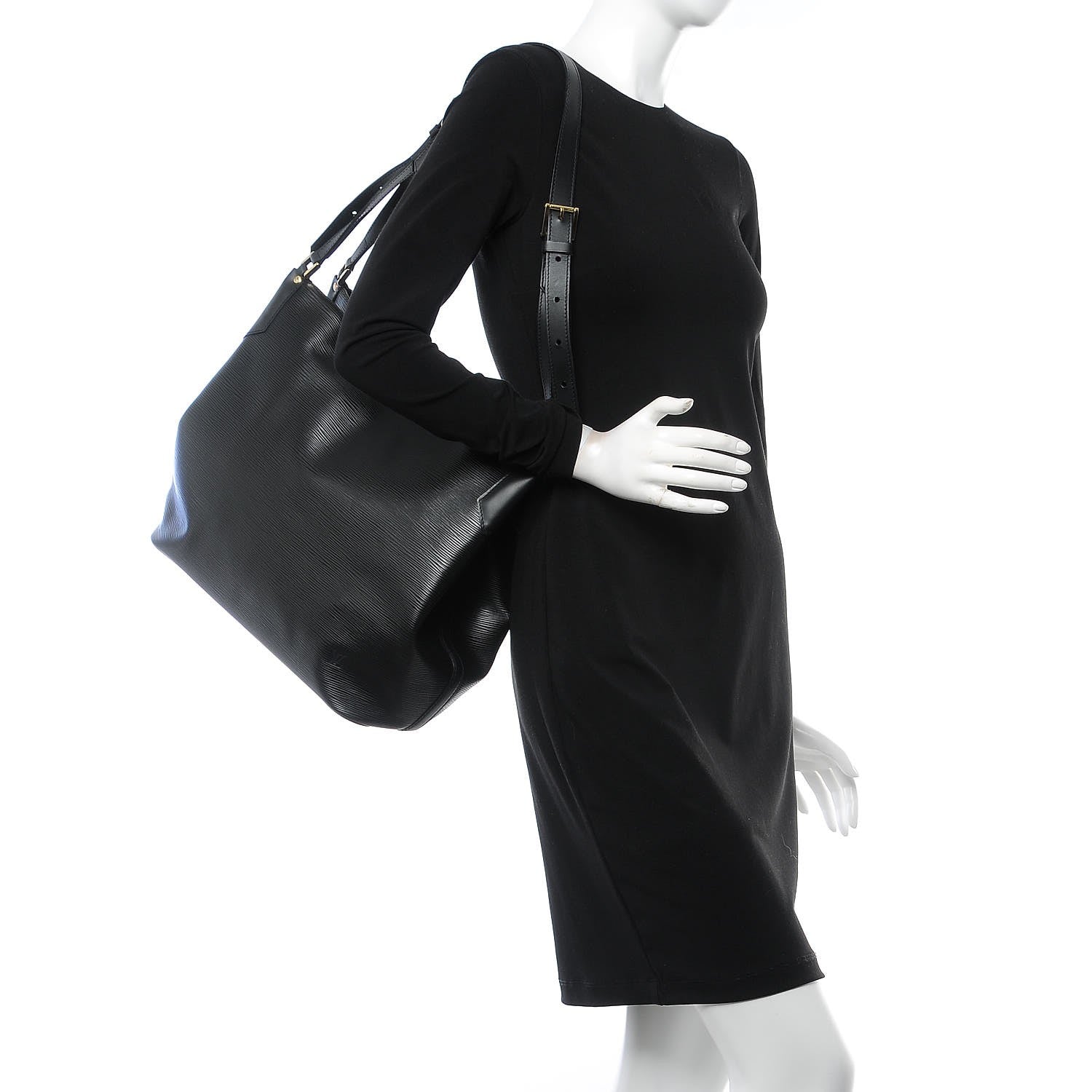 Louis Vuitton Epi Mandara MM Black 2 of 7