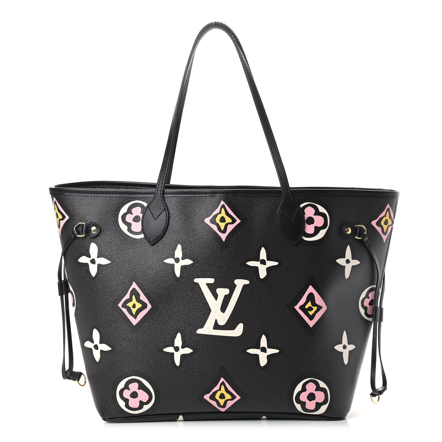 Louis Vuitton Monogram Giant Wild At Heart Neverfull MM Black 1 of 8