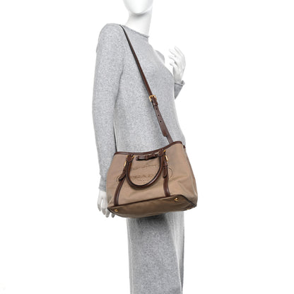 Prada Jacquard Logo Tote Corda Bruciato 2 of 10